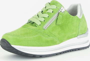 Sneaker bassa di GABOR in verde: frontale