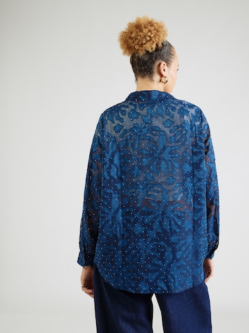 ONLY Carmakoma Bluse 'CARDIAMO' in Blau