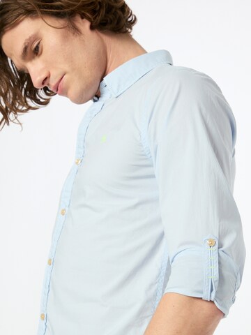 Slim fit Camicia di SCOTCH & SODA in blu