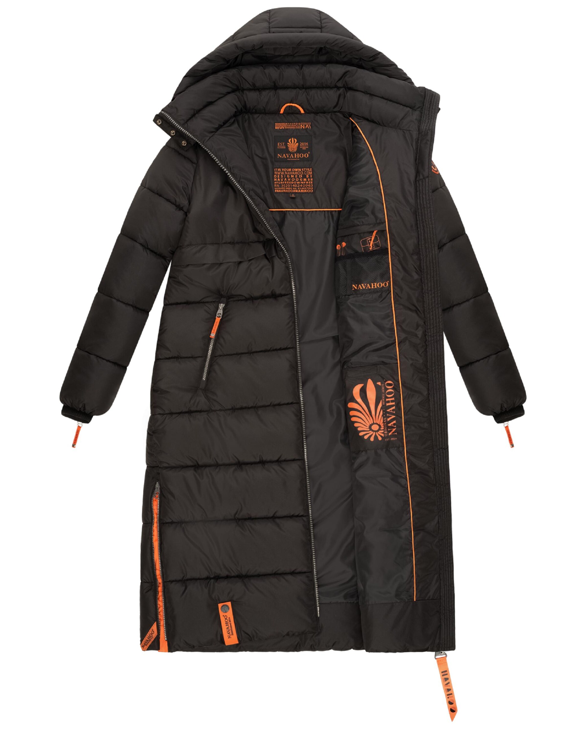 Manteau d’hiver NAVAHOO en noir