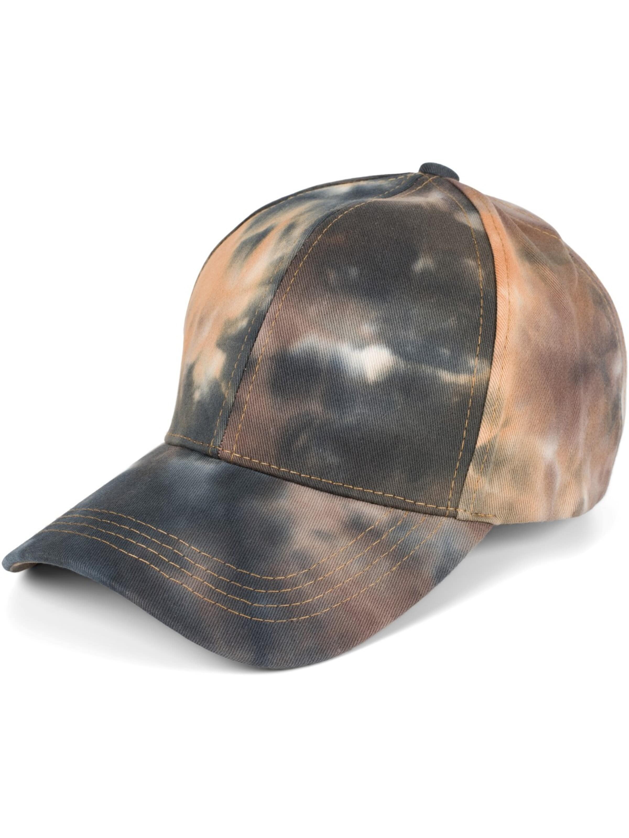styleBREAKER Cap 'Baseballcap mit Batik Muster'‌‌‌‌‌ in Orange: Vorderseite