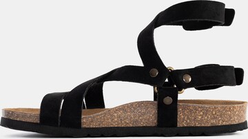 Bayton Sandalen met riem 'Armidale' in Zwart