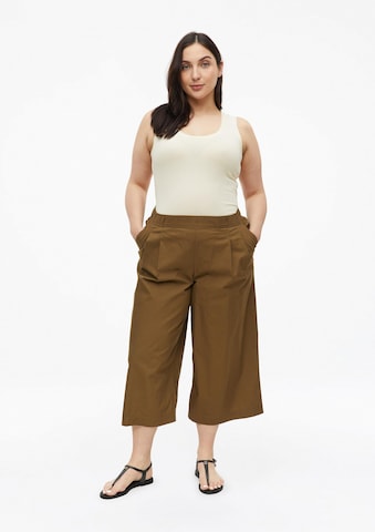 Wide Leg Pantalon à pince s.Oliver en marron