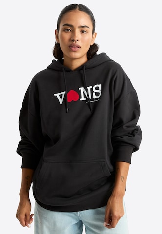 VANS Sweatshirt 'Souvenir' in Zwart: voorkant