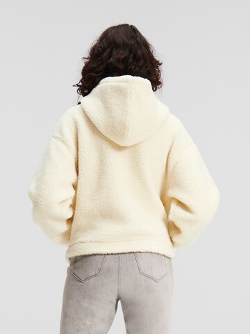 Karl Lagerfeld Sweatshirt 'Teddy' i vit