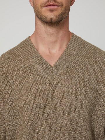 Pull-over 'Dylan' DAN FOX APPAREL en marron