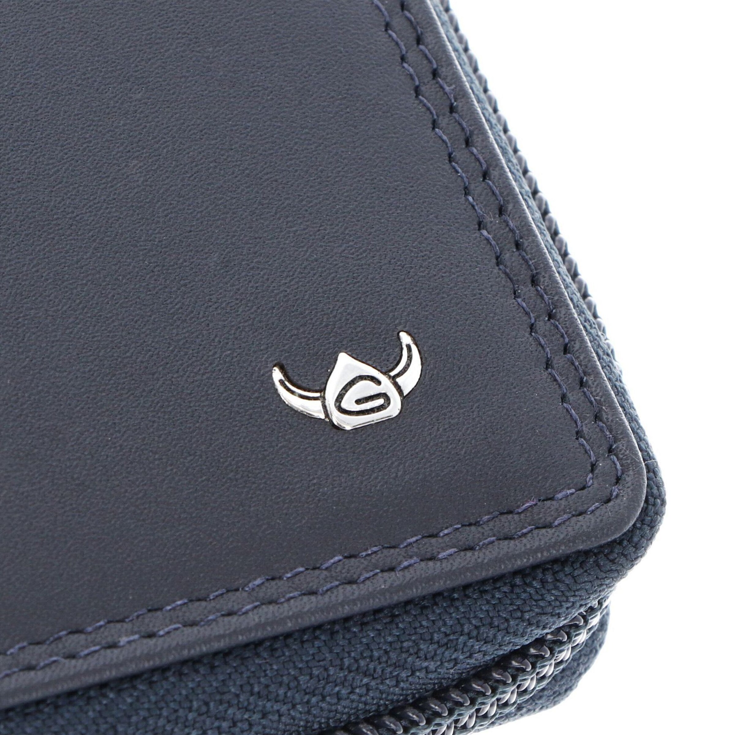 GOLDEN HEAD Wallet 'Polo' in Blue