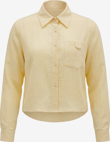 MYMO - Blusa em amarelo: frente
