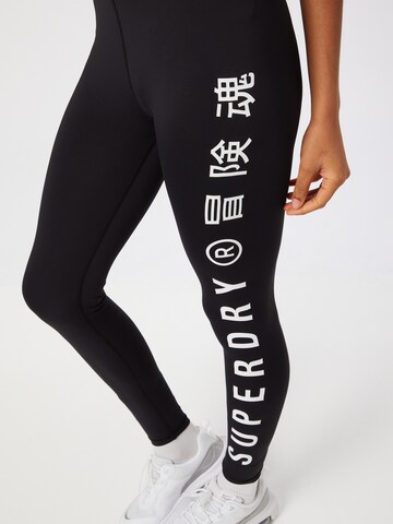Superdry Skinny Sports trousers in Black