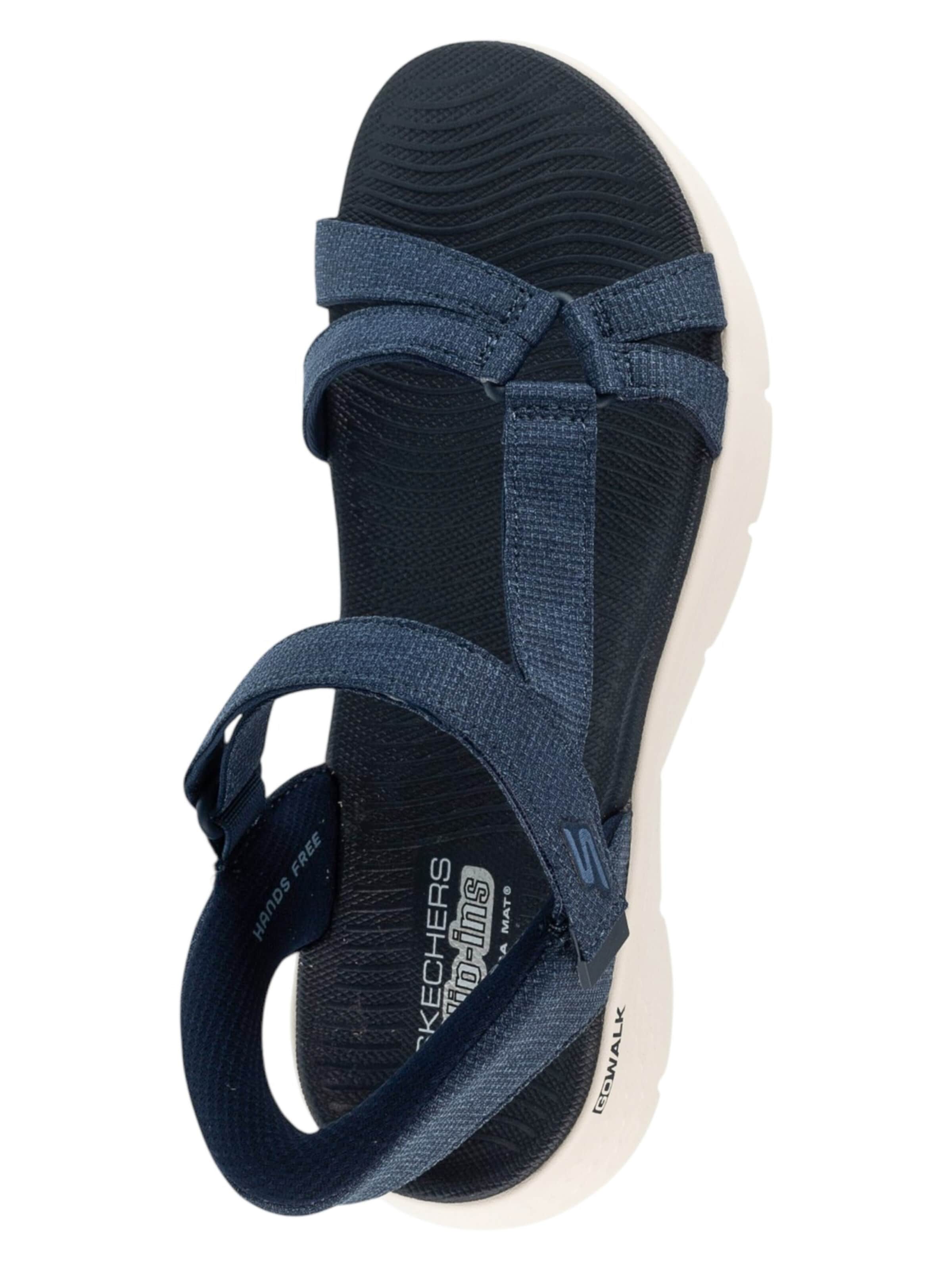 SKECHERS Sandal 'Skechers Slip-Ins: Go Walk Flex Sandal - Illuminate' in Blue