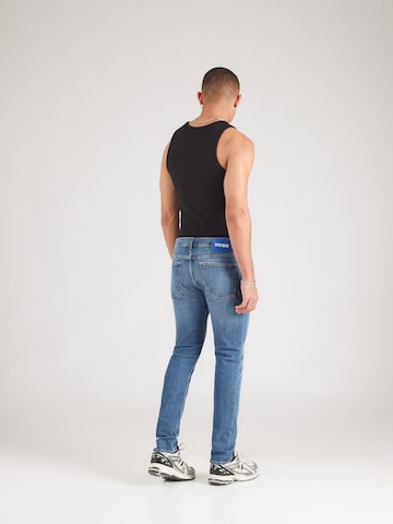 HUGO Slimfit Τζιν 'Zane' σε μπλε