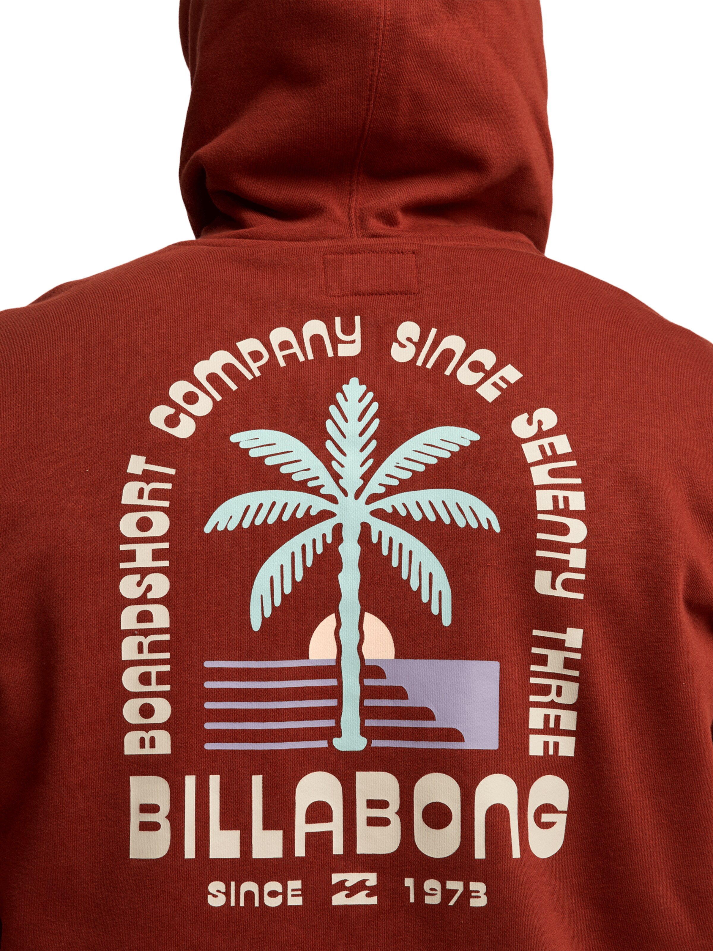 BILLABONG Sweatshirt 'Foundation' in Red