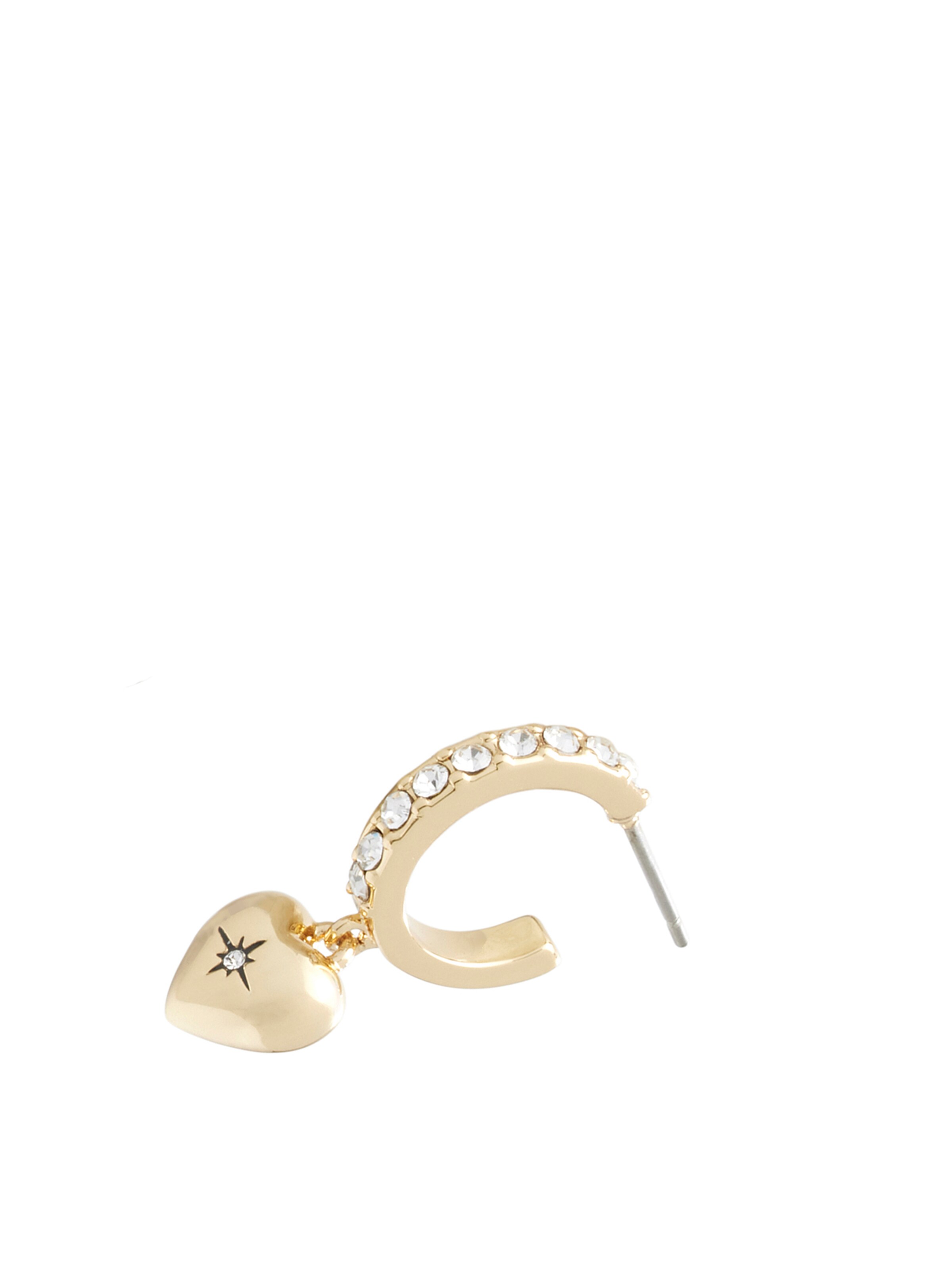 COACH Серьги 'Iconic Heart' в Золотой