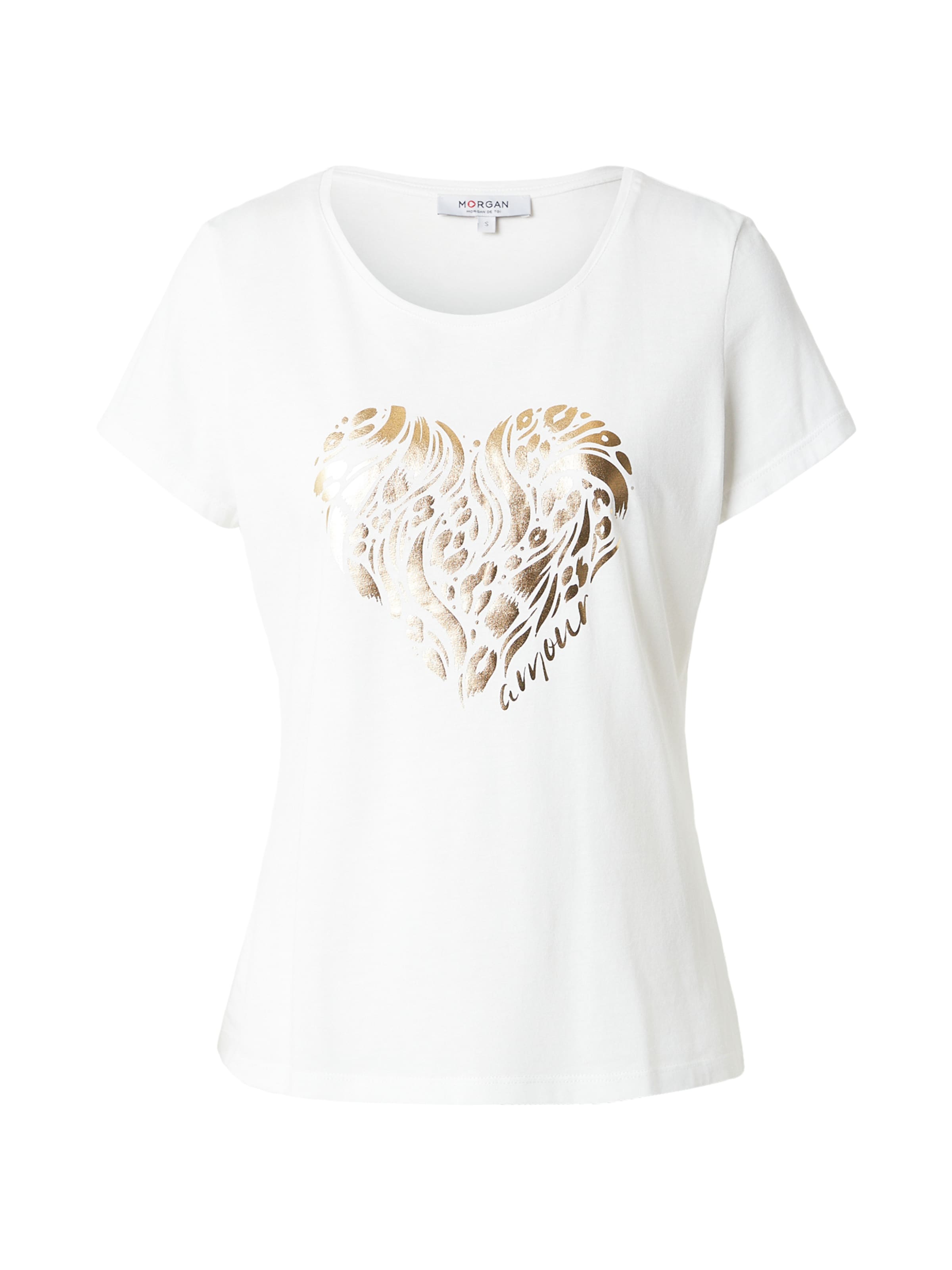 Morgan T-Shirt '261-DINOU' in Weiß: Vorderseite