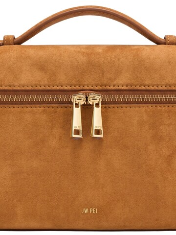 JW PEI Дамска чанта 'JW PEI Sac à main Thea Large Faux Suede Caramel Brown' в кафяво