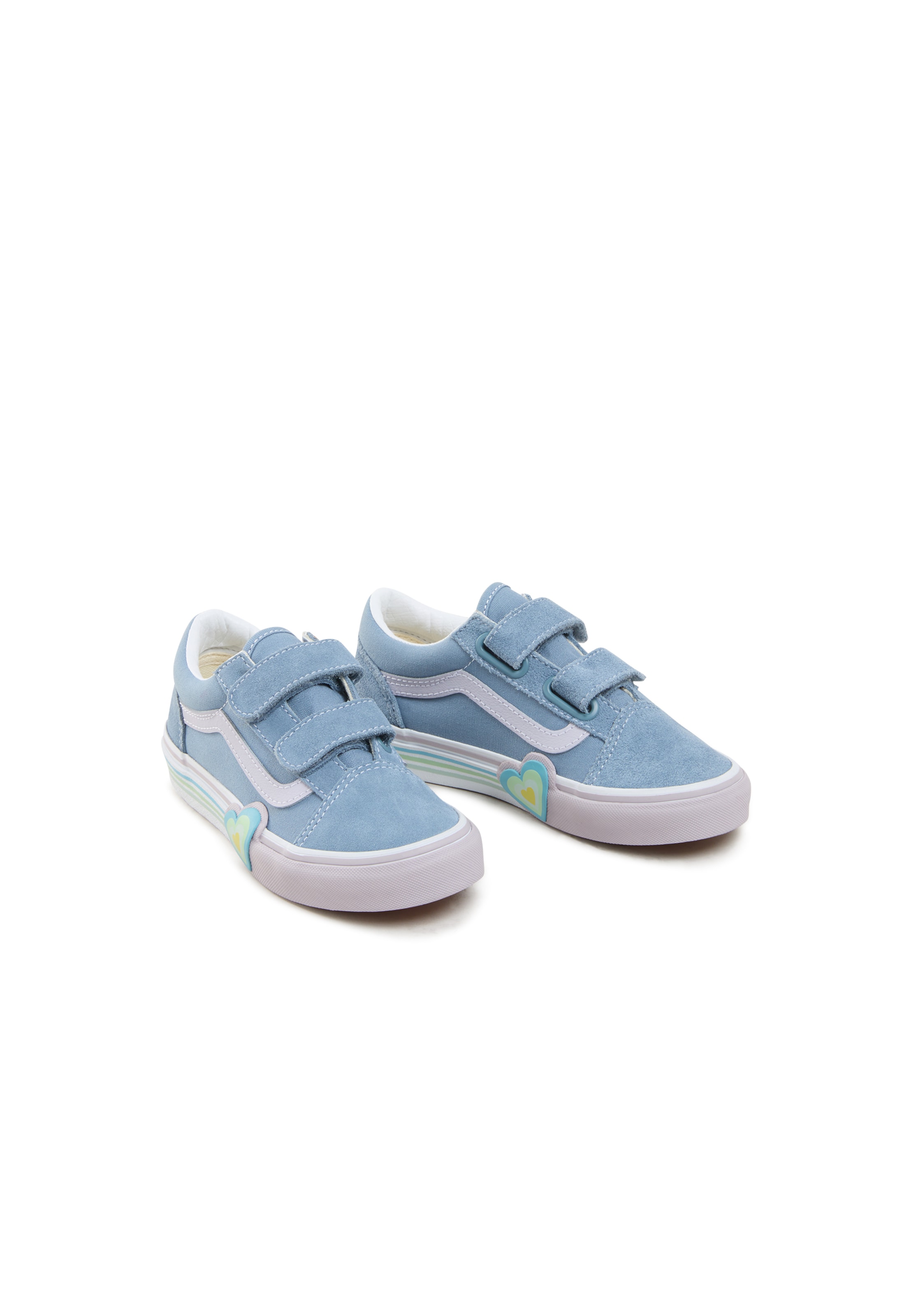 VANS - Sapatilhas 'Old Skool Hook And Loopheart' em azul