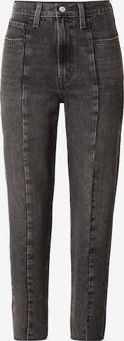 LEVI'S ® Дънки Tapered Leg Дънки 'HW Mom Jean Altered' в черно: отпред