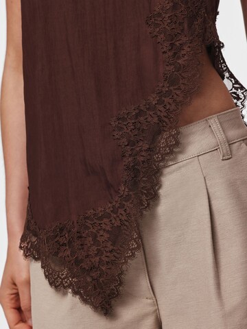 Haut PIECES en marron