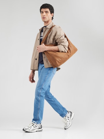 WRANGLER Slimfit Džíny 'TEXAS' – modrá