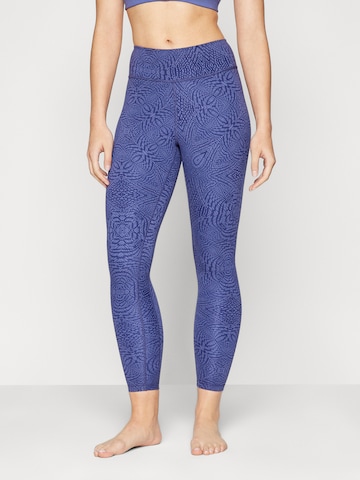 PUMA Skinny Sportbroek 'Move Cloudspun' in Blauw: voorkant