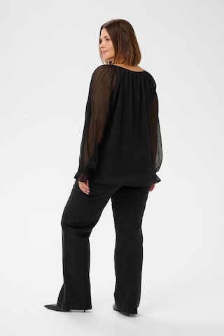 KAFFE CURVE Blouse 'KCMilanna' in Black
