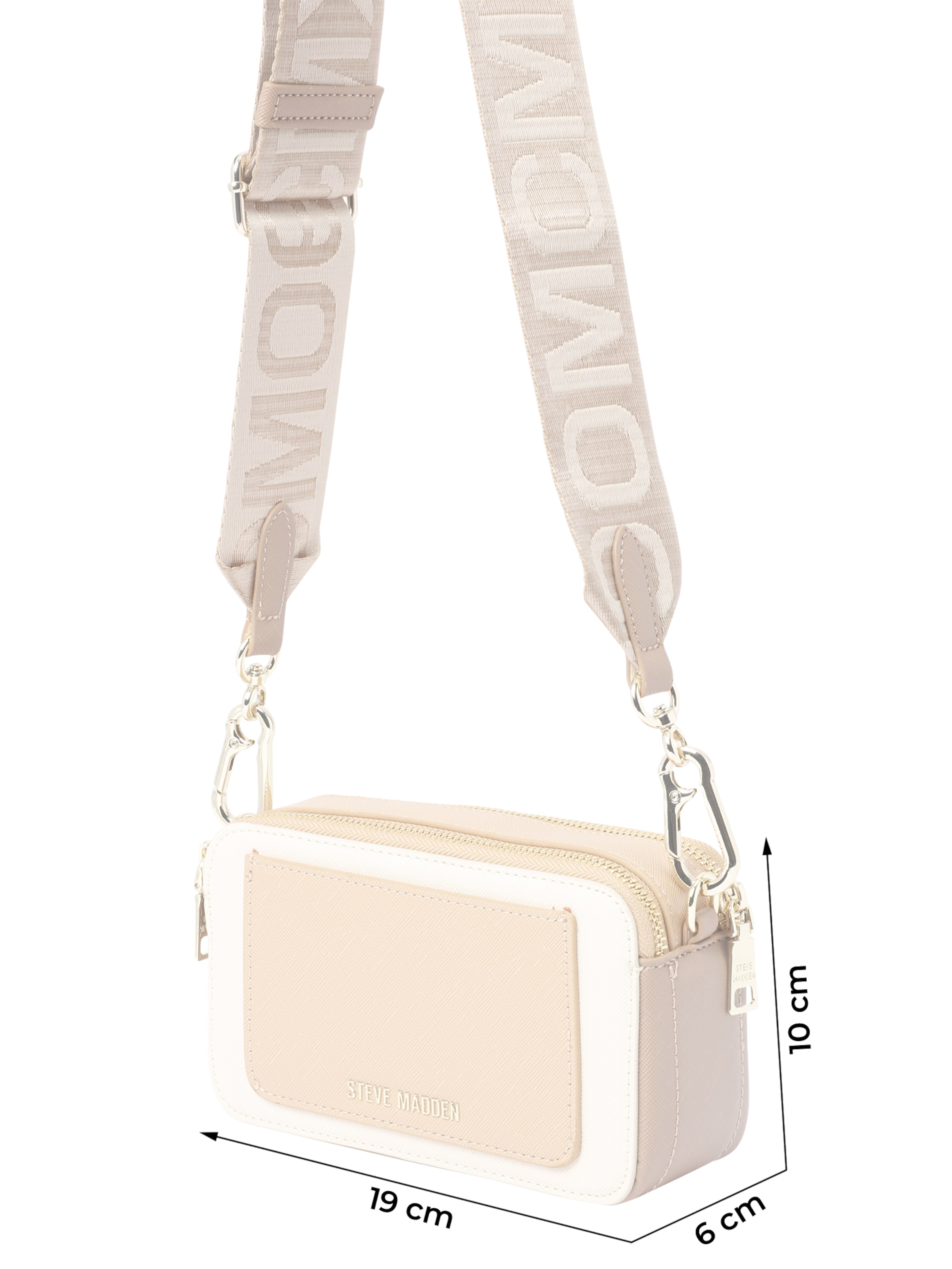 bēšs STEVE MADDEN Pleca soma 'Brisa'