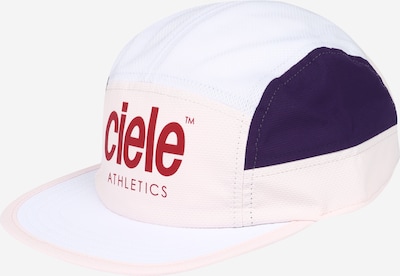 CIELE ATHLETICS Sports cap 'Botanic' in Night blue / Light pink / Red / White, Item view