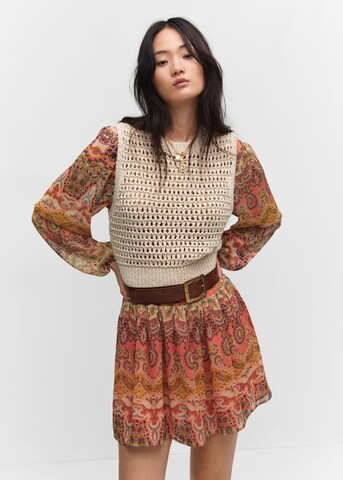 MANGO Pullover in Beige: Vorderseite