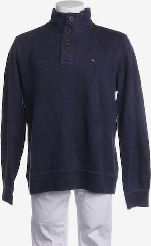 TOMMY HILFIGER Sweatshirt & Zip-Up Hoodie in M in Blue: front