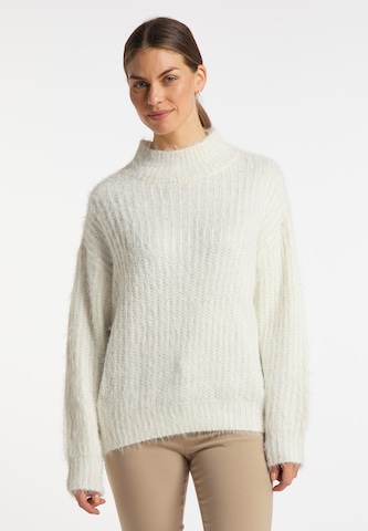 Pull-over usha WHITE LABEL en blanc : devant