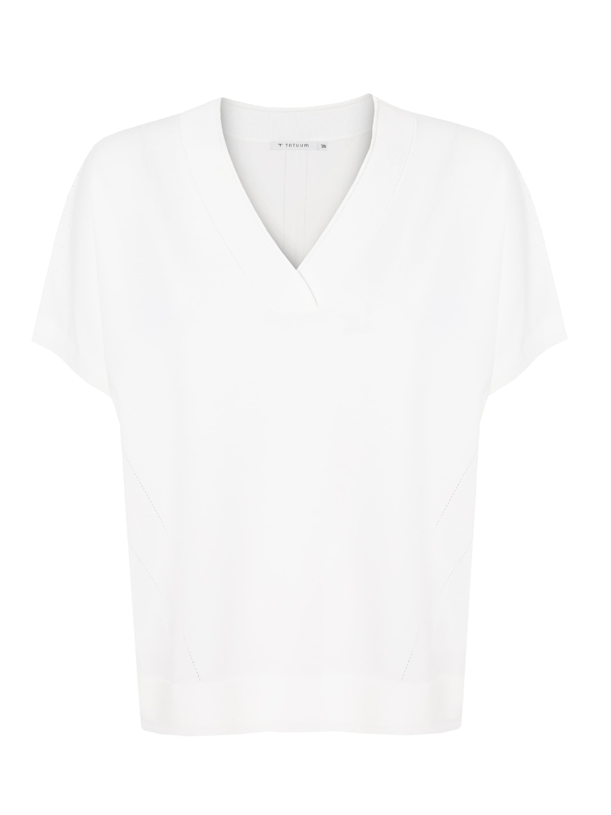 TATUUM Damenbluse Strickware INEZA in Weiß: Vorderseite