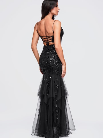 Robe de soirée Ombre en noir