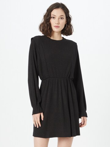 24COLOURS Knitted dress in Black: front