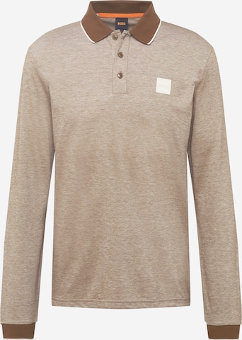 BOSS Shirt 'Peoxfordlong' in Brown: front