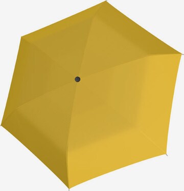 Doppler Umbrella 'Fiber Handy' in Yellow: front