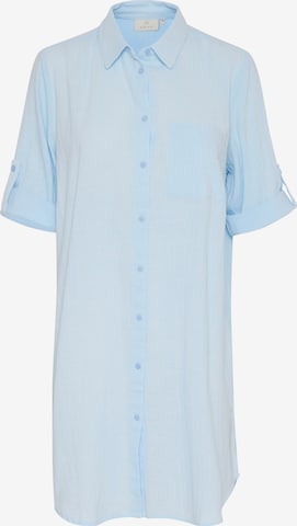 Robe-chemise Kaffe en bleu : devant