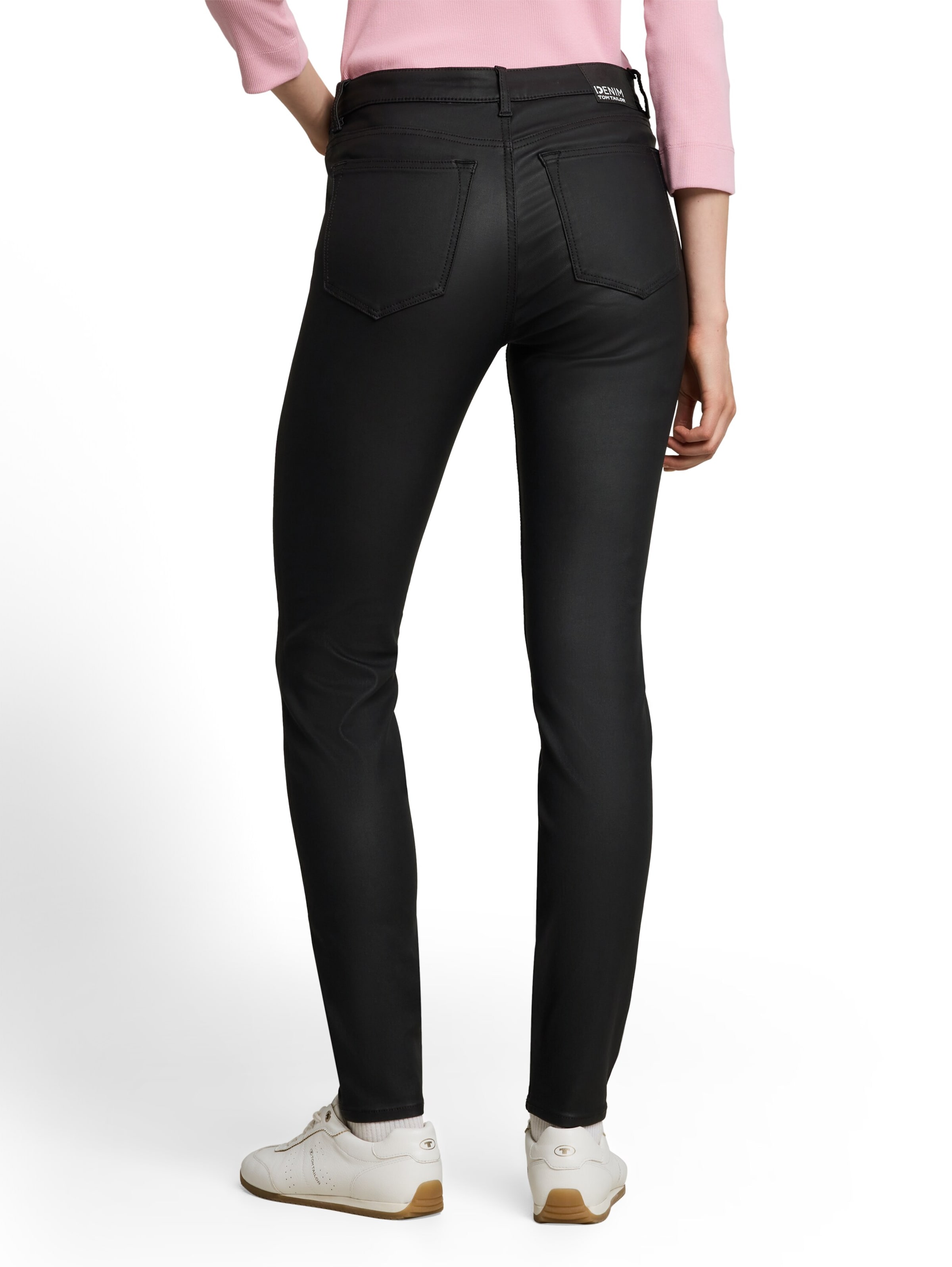 TOM TAILOR DENIM Skinny Kavbojke 'NELA' | siva barva