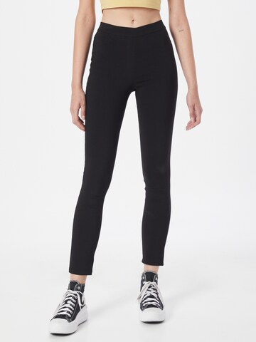 OVS Skinny Leggings - fekete: elől