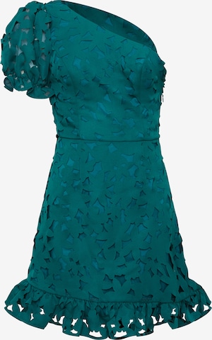 Chi Chi London Dress in Green: front