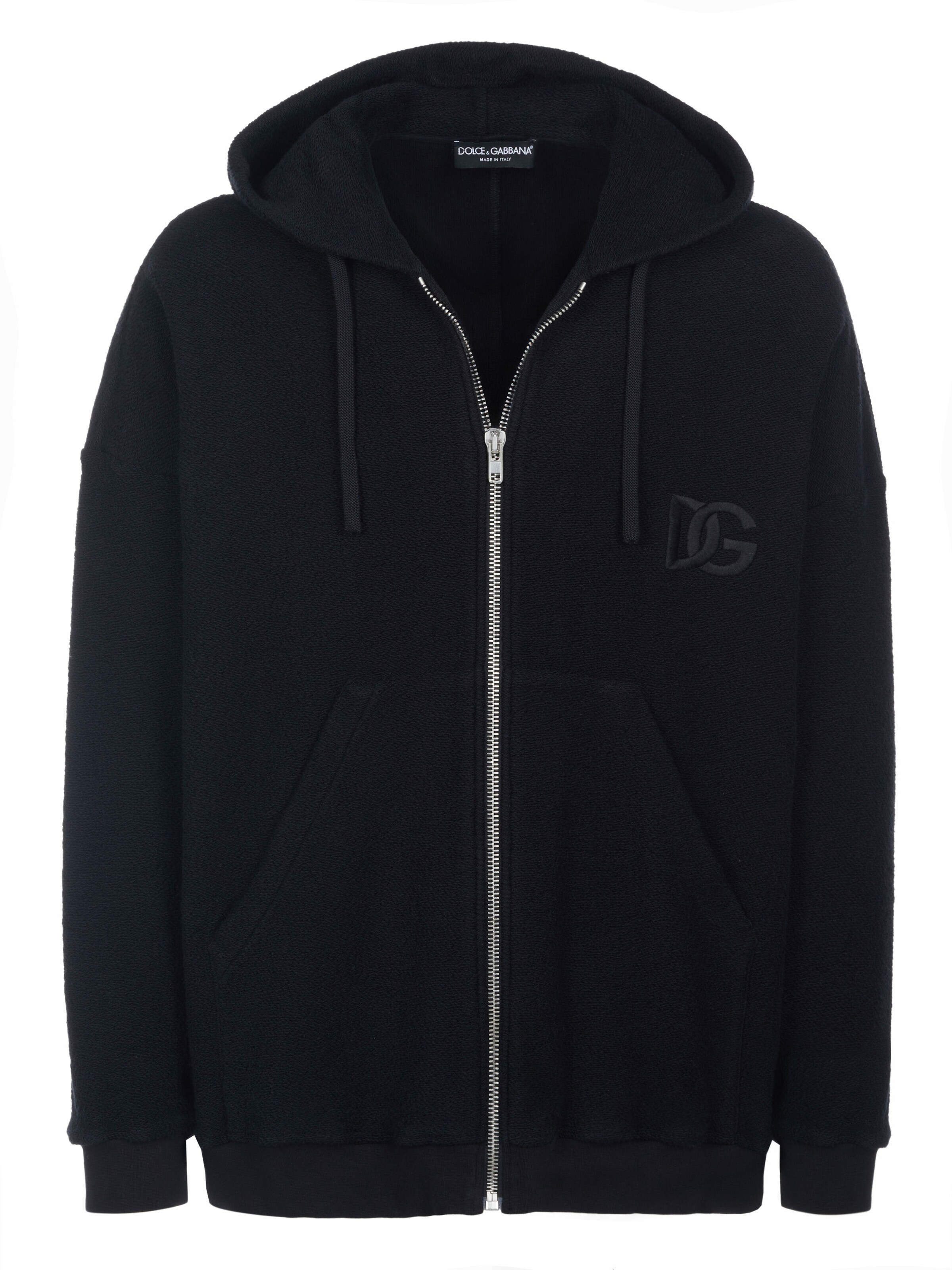 DOLCE & GABBANA Sweatjacke in L in schwarz, Produktansicht