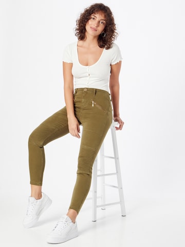 River Island Skinny Trousers 'AMELIE' in Green