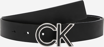 Ceinture Calvin Klein en noir : devant