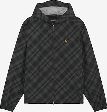 juoda Lyle & Scott Demisezoninė striukė 'Tartan': priekis