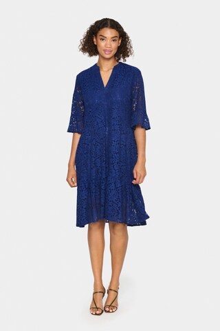 Robe 'Zanna' SAINT TROPEZ en bleu : devant