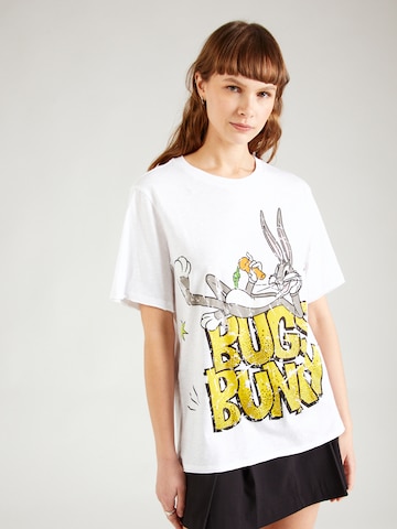 T-shirt PRINCESS GOES HOLLYWOOD en blanc : devant