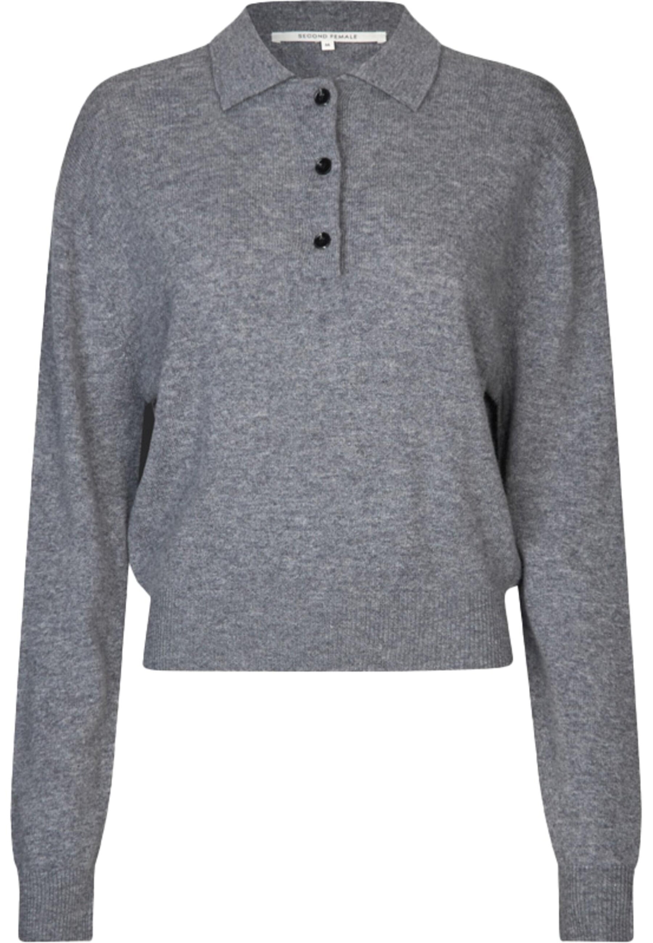 Pullover 'Vilena' di SECOND FEMALE in grigio: frontale