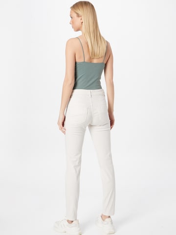 Coupe slim Pantalon 'SANA' Gang en blanc