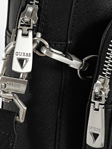 GUESS Skuldertaske 'Guess Sacoche Milano Compact MISAP5222 Blue/Orange' i orange