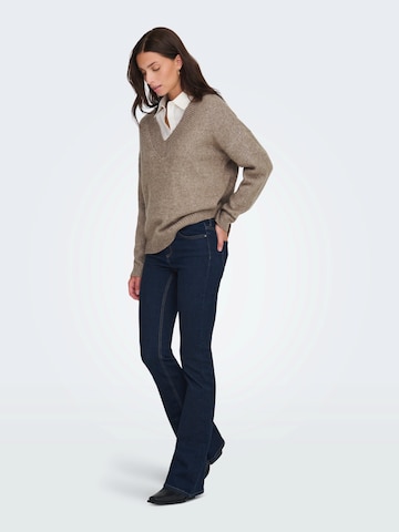 JDY Pullover 'JDYSILJA' in Braun