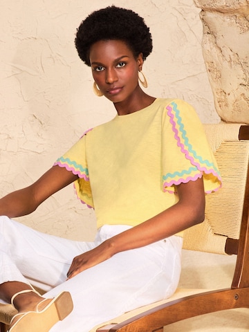 love & roses Póló - sárga